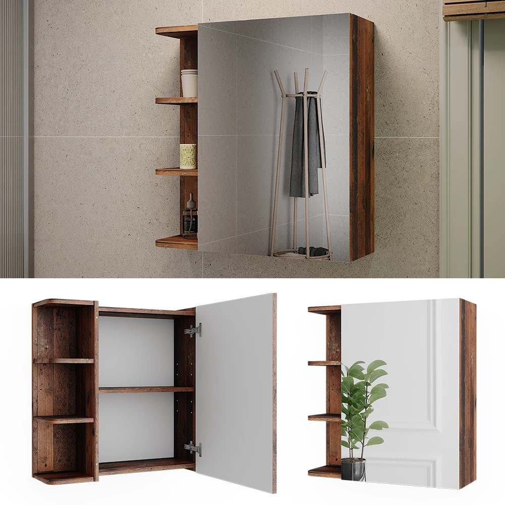 Vicco Kylpyhuoneen peilikaappi Oldstyle 62x64 cm, Fynn