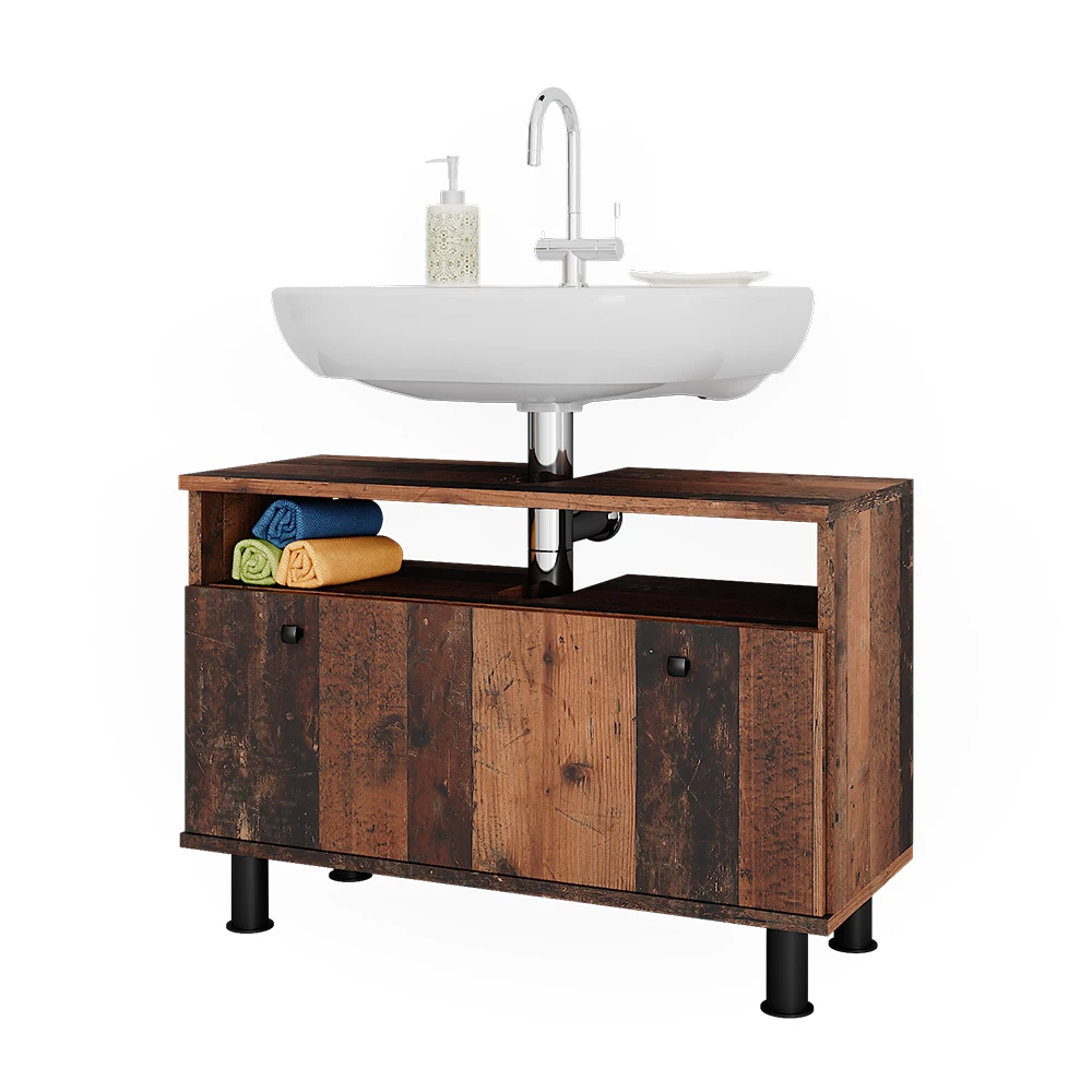 Vicco Wastafelonderbouw Oldstyle 80.2 x 54 cm met lade, Fynn