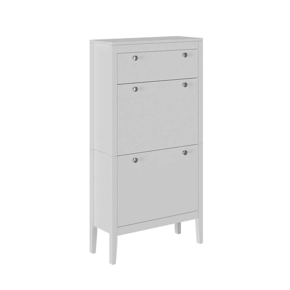 Vicco Skoskåp Vit 60x115 cm, Aron
