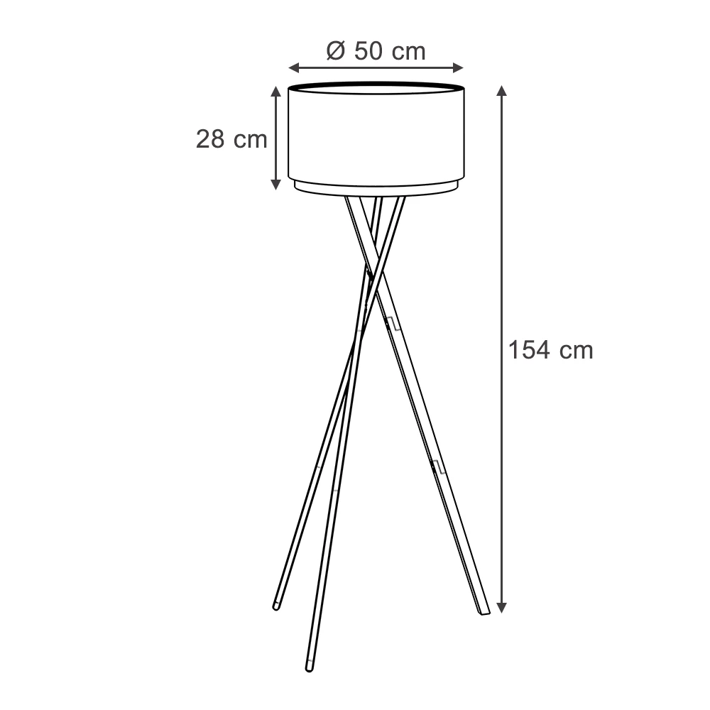 Vicco Lampadaire Noir , Goldamo