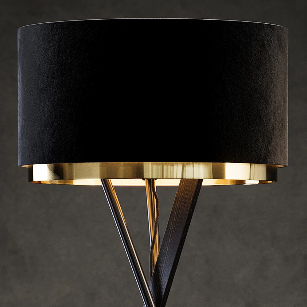 Vicco Lampadaire Noir , Goldamo