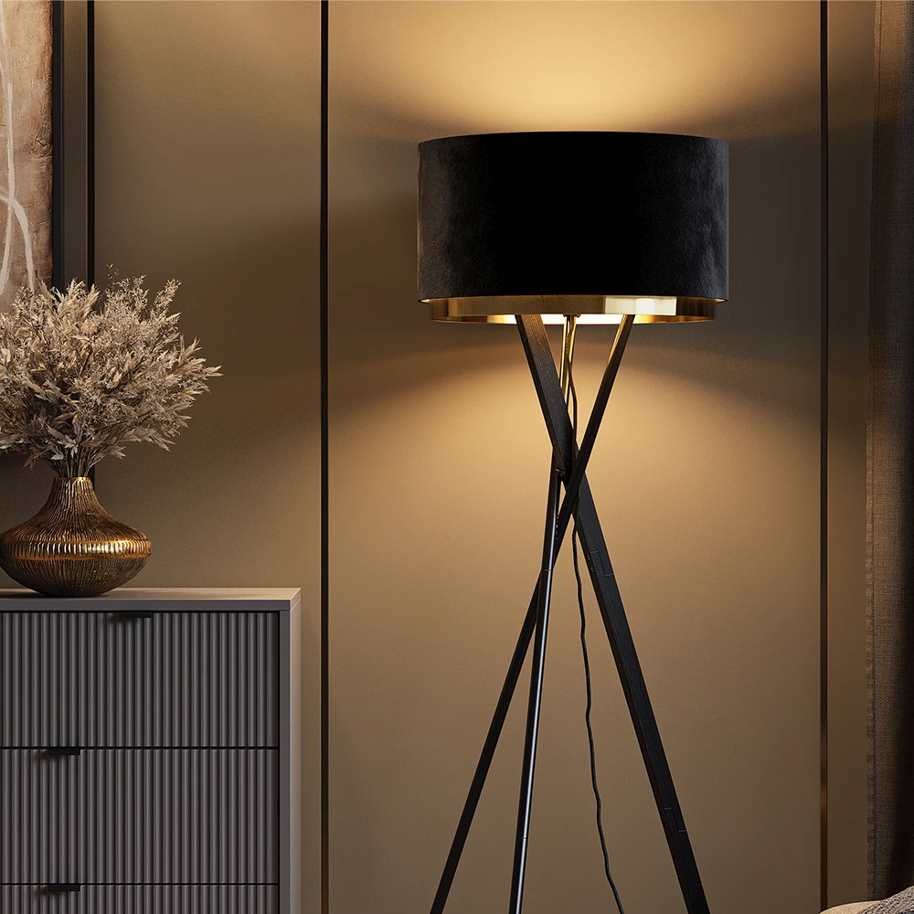 Vicco Lampadaire Noir , Goldamo