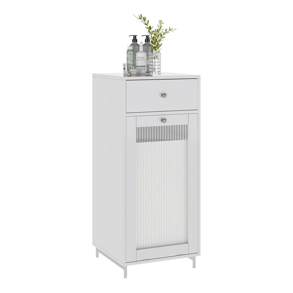 Vicco Midischrank Weiß 40 x 96 cm, Malte