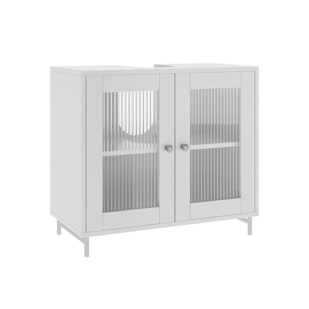 Vicco Wastafelonderbouw "Malte", Wit, 60 x 58 cm