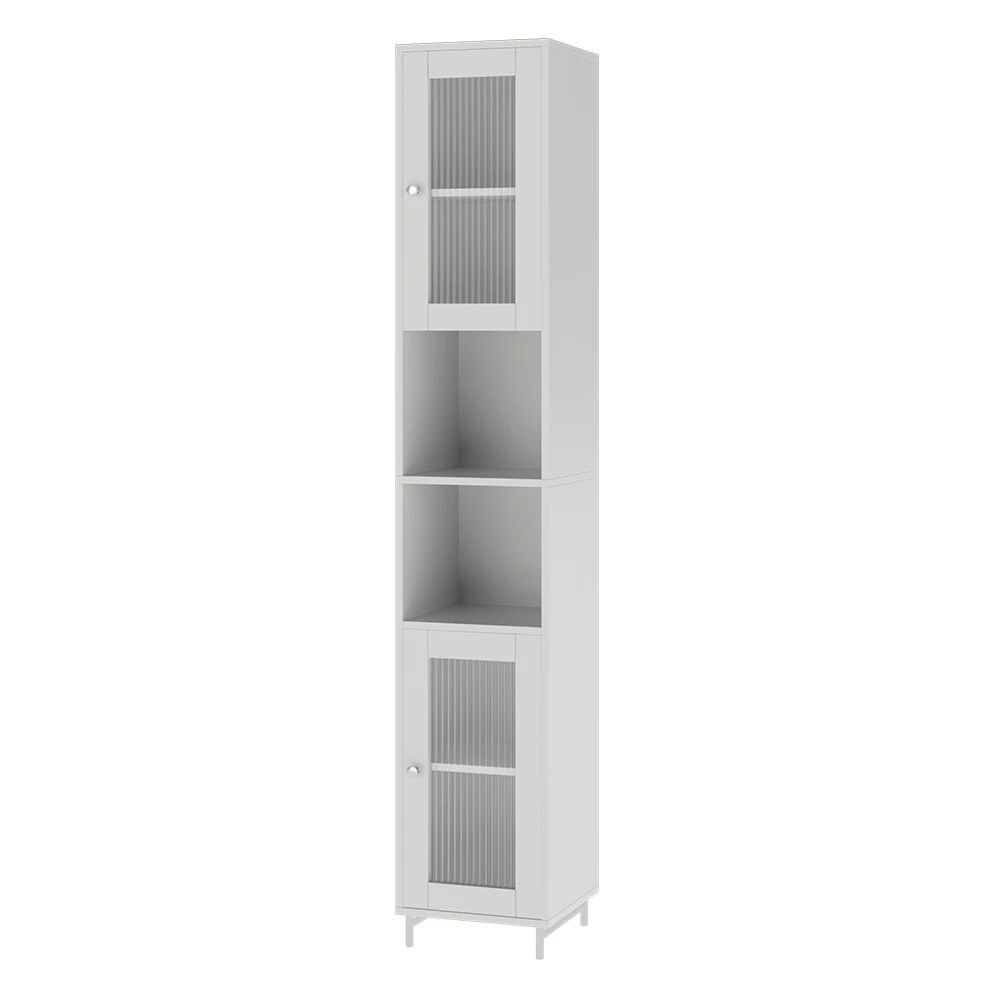 Vicco Badschrank "Malte", Weiß, 30 x 171.5 cm
