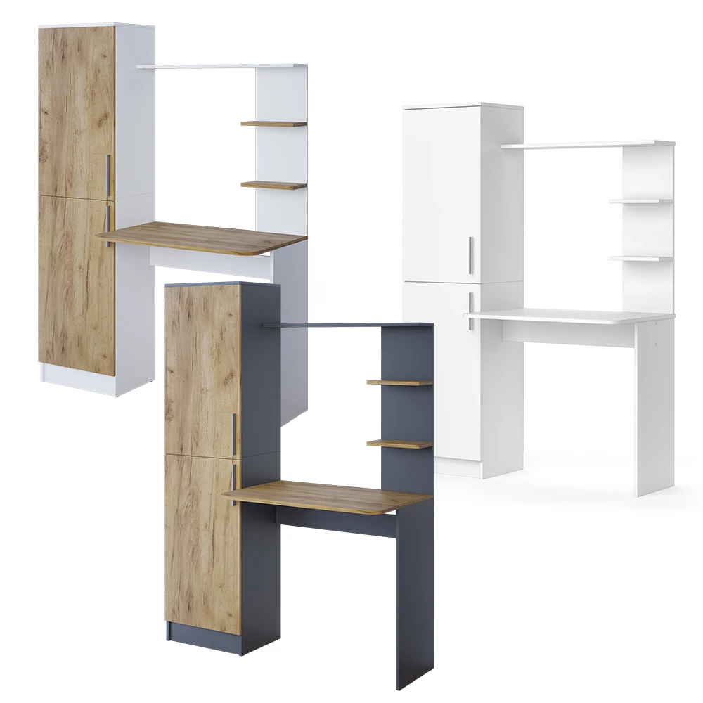 Vicco Bureau Blanc 122.9x52cm, Tessa