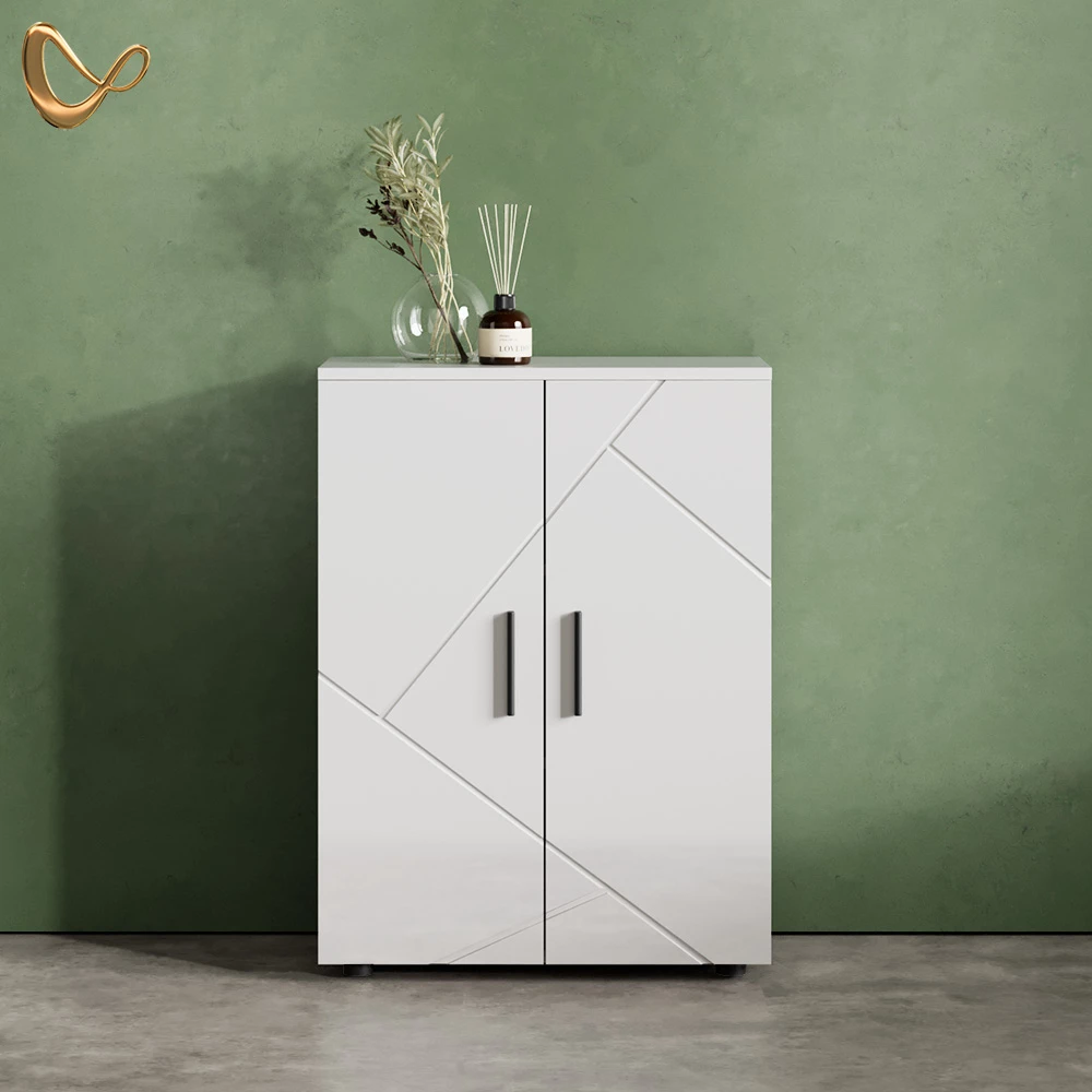 Midischrank Ronco Weiß Hochglanz 60 x 81 cm livinity®