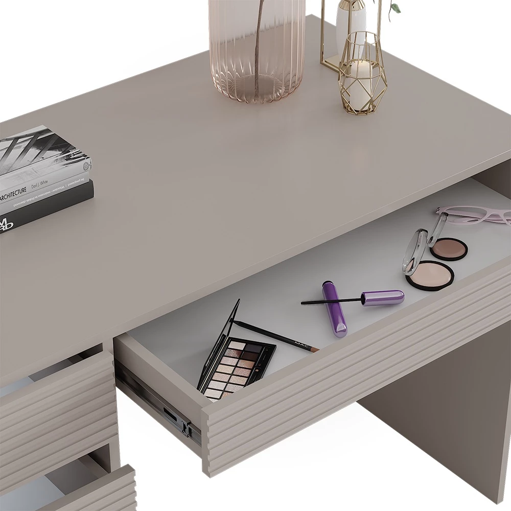 Vicco Dressing table Cashmere 120 cm without mirror, Sherry