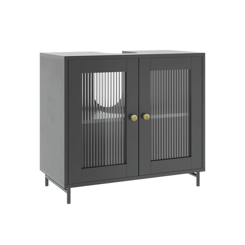 Vicco Mobiletto per lavabo Grigio 60 x 58 cm, Malte