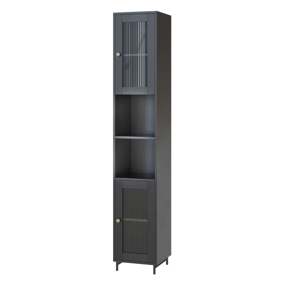 Vicco Badkamermeubel Grijs 30 x 171.5 cm, Malte
