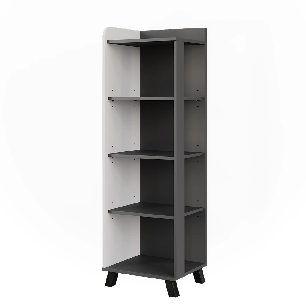 ViccoBadregal"Karen",Antracite/branco ,40x128 cm mit 4 Fächern
