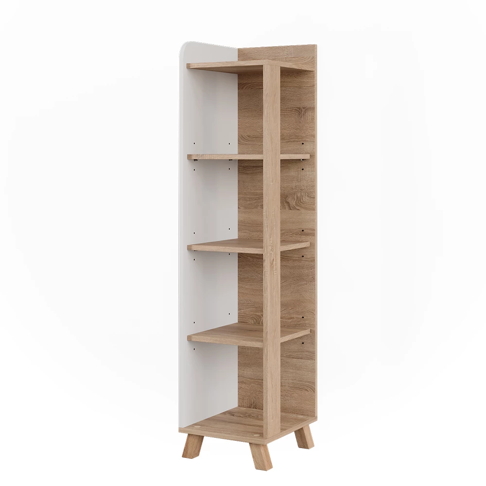 ViccoBadregal"Karen",Sonoma/Branco ,30x128 cm mit 4 Fächern