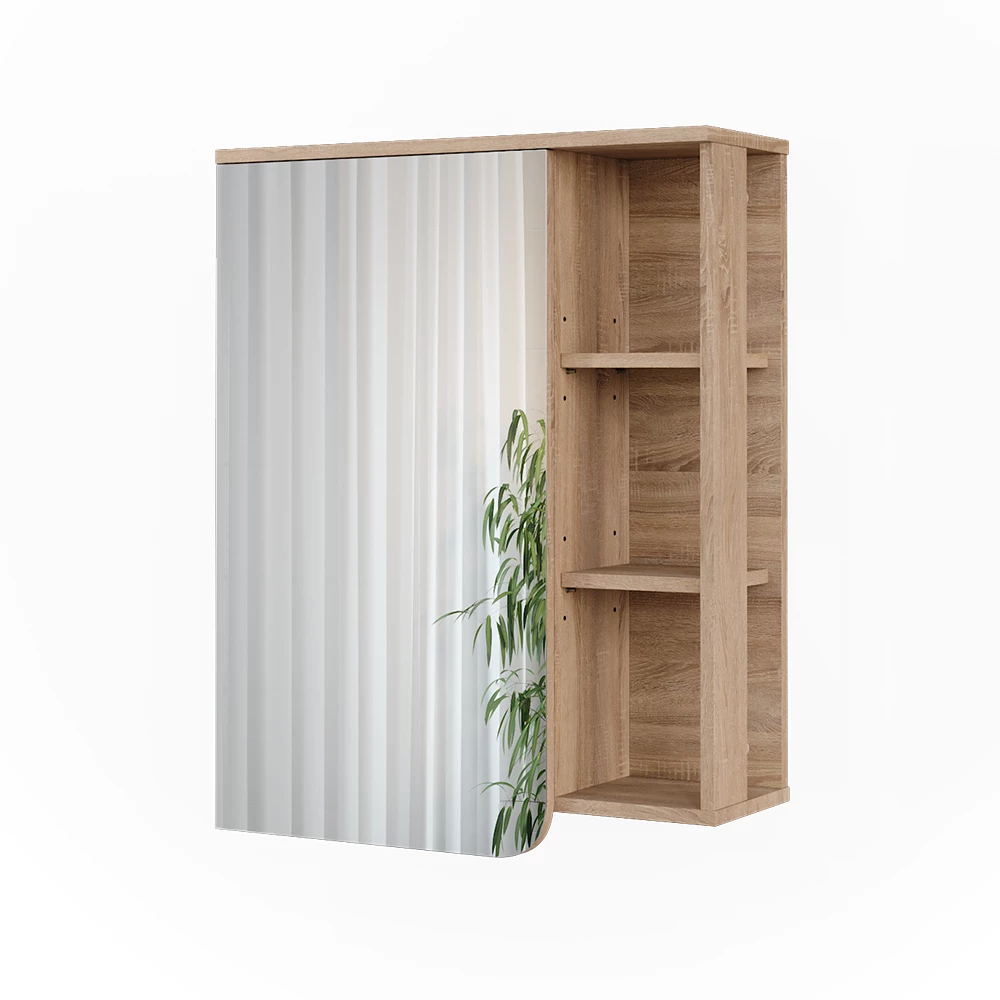 Vicco Spiegelschrank "Karen", Sonoma/Anthrazit, 60 x 75 cm