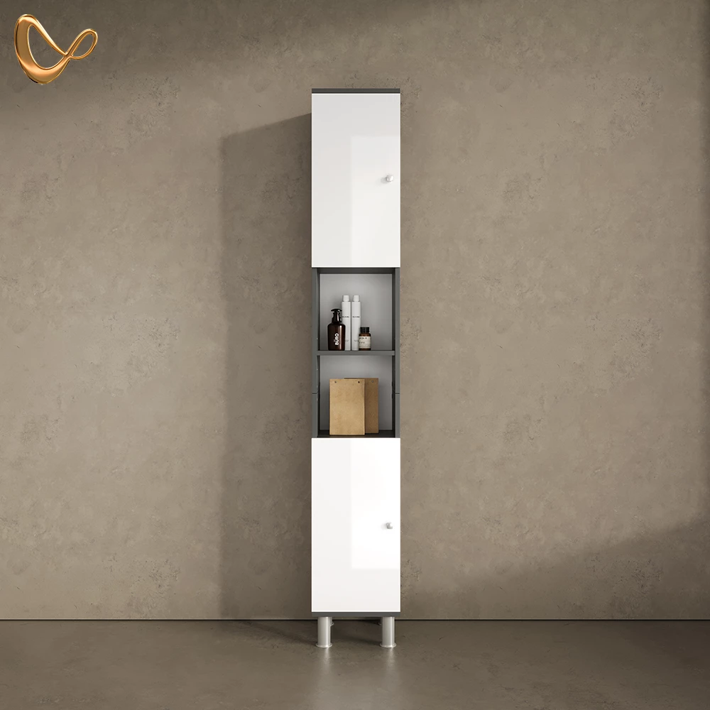 Badschrank Fucino Anthrazit 30 x 190 cm livinity®