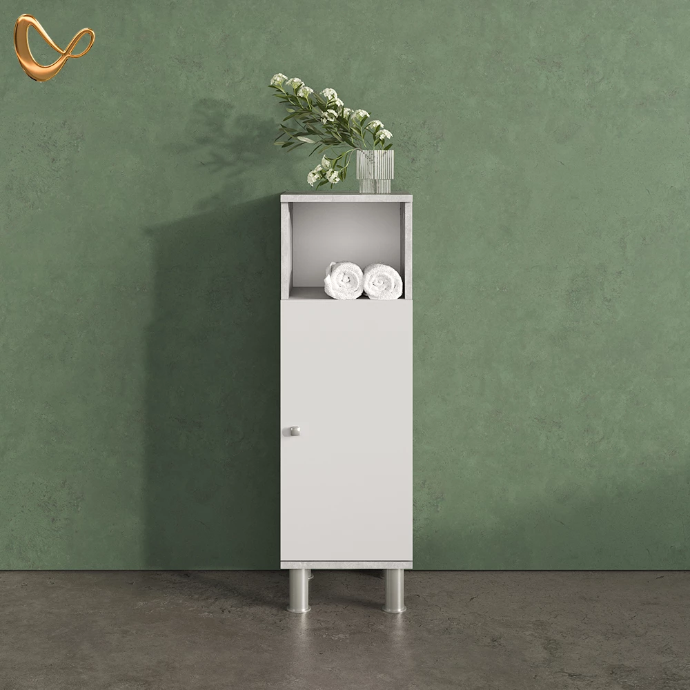 livinity® Midischrank Beton 30 x 95 cm, Fucino