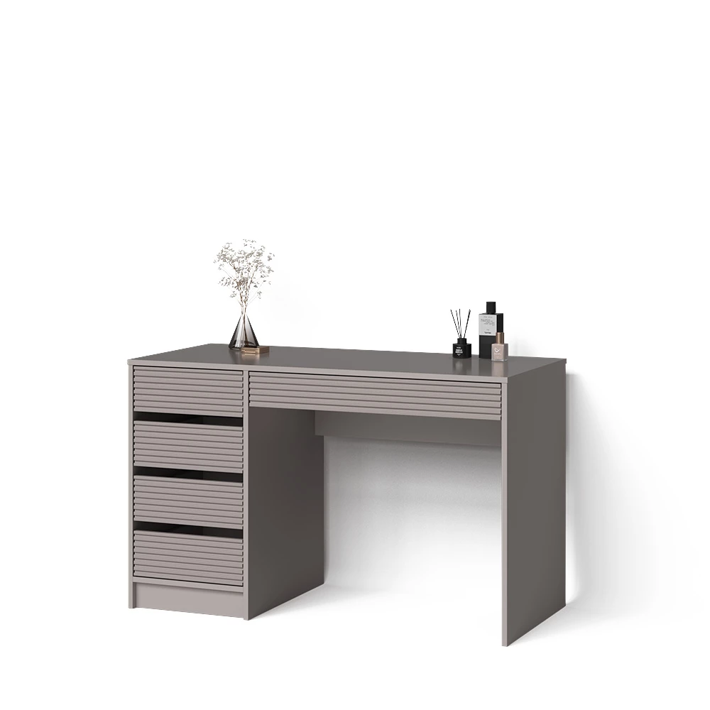 Schminktisch in Cashmere auf weißem Hintergrund