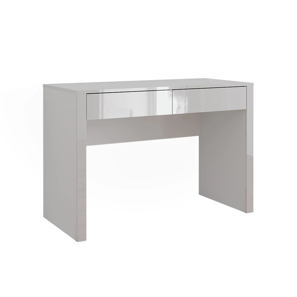 Vicco Toilettafel "Annabelle", Wit hoogglans/wit, 110 cm met 2 laden