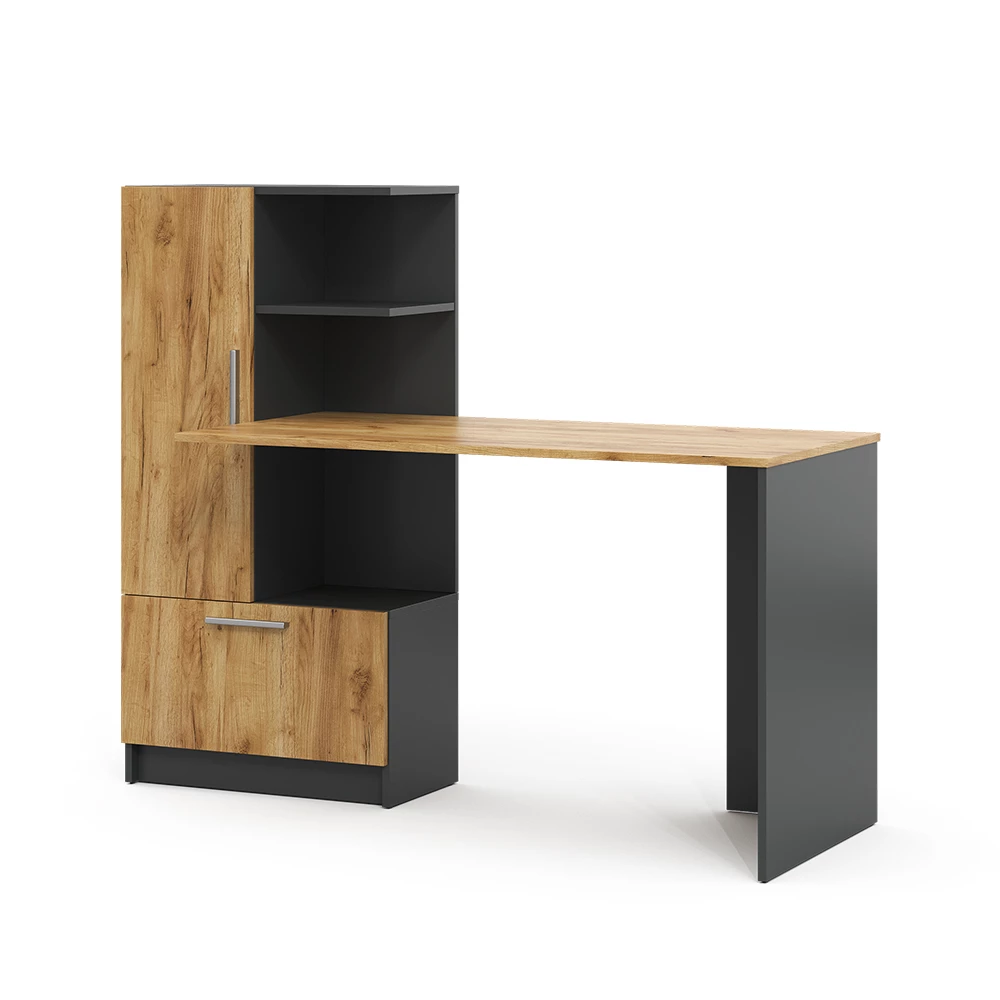 Vicco Birou Stejar antracit/Goldkraft 150x59 cm, Tomy