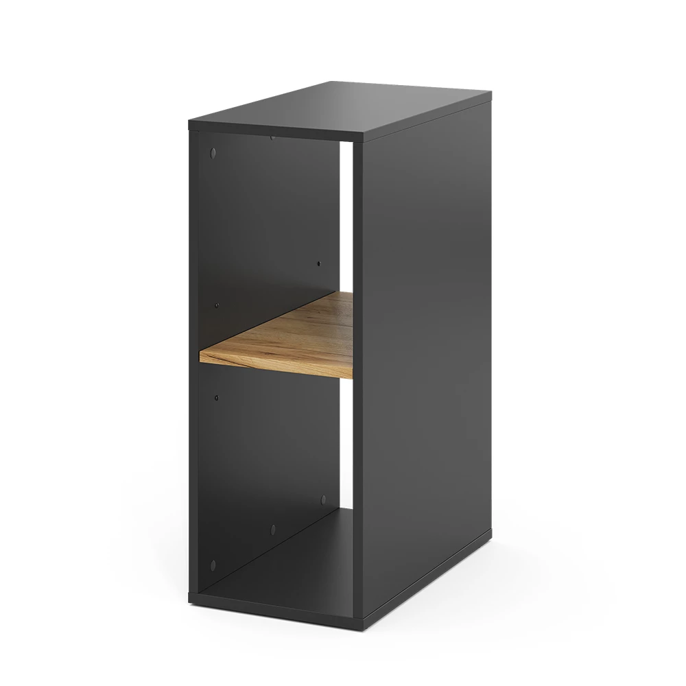 Vicco Szafka na komputer "Tomy", Antracyt/złoty dąb, 28.5 x 50 cm 2 przedziały