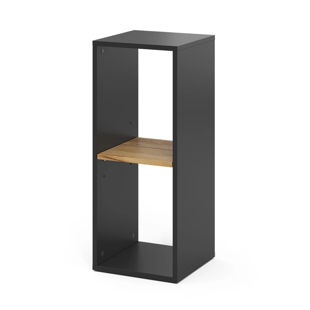 ViccoEstante"Tomy",Carvalho Antracite/Goldkraft ,30x74 cmmit 2 offene Fächern