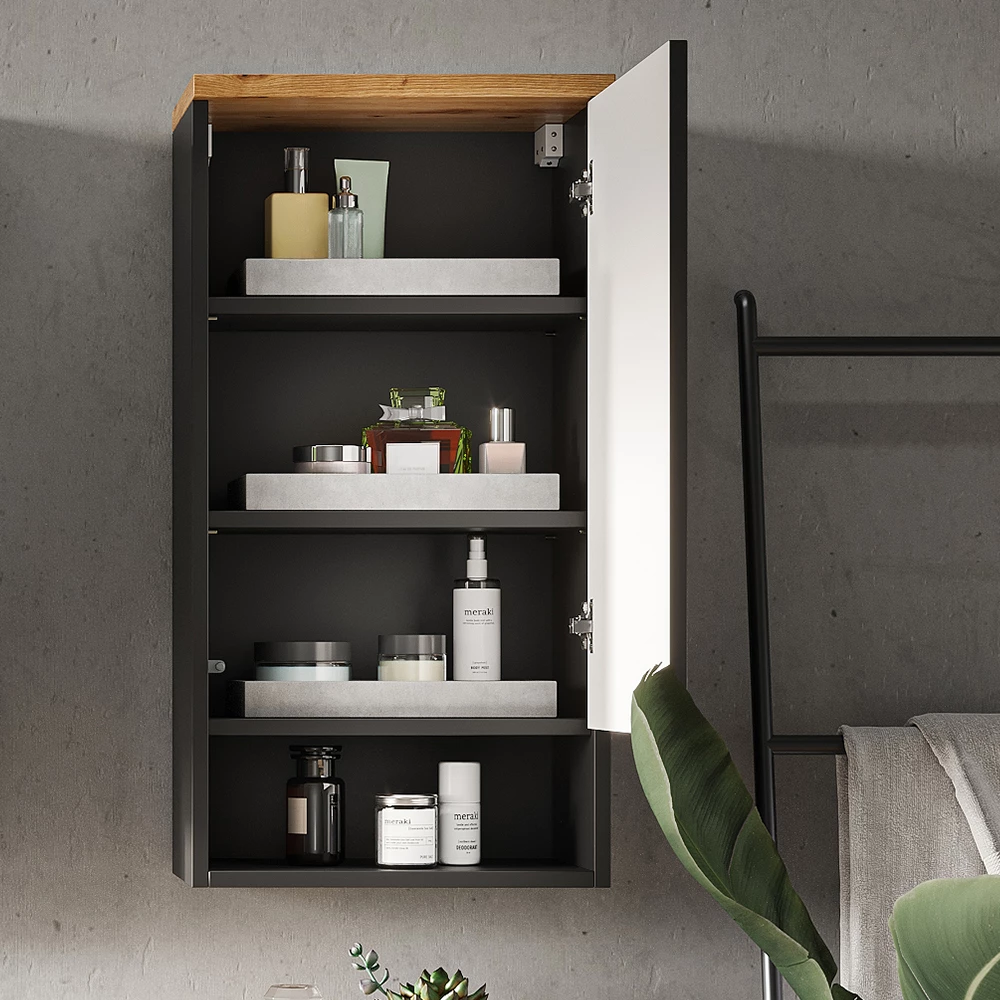 Vicco Dulap pentru baie antracit 40x77.5 cm, Eden