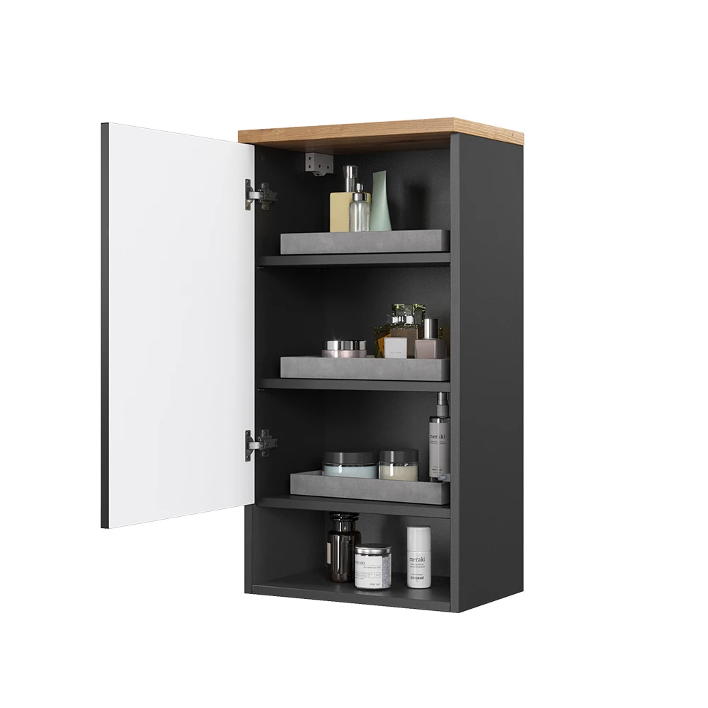 Vicco Dulap pentru baie antracit 40x77.5 cm, Eden