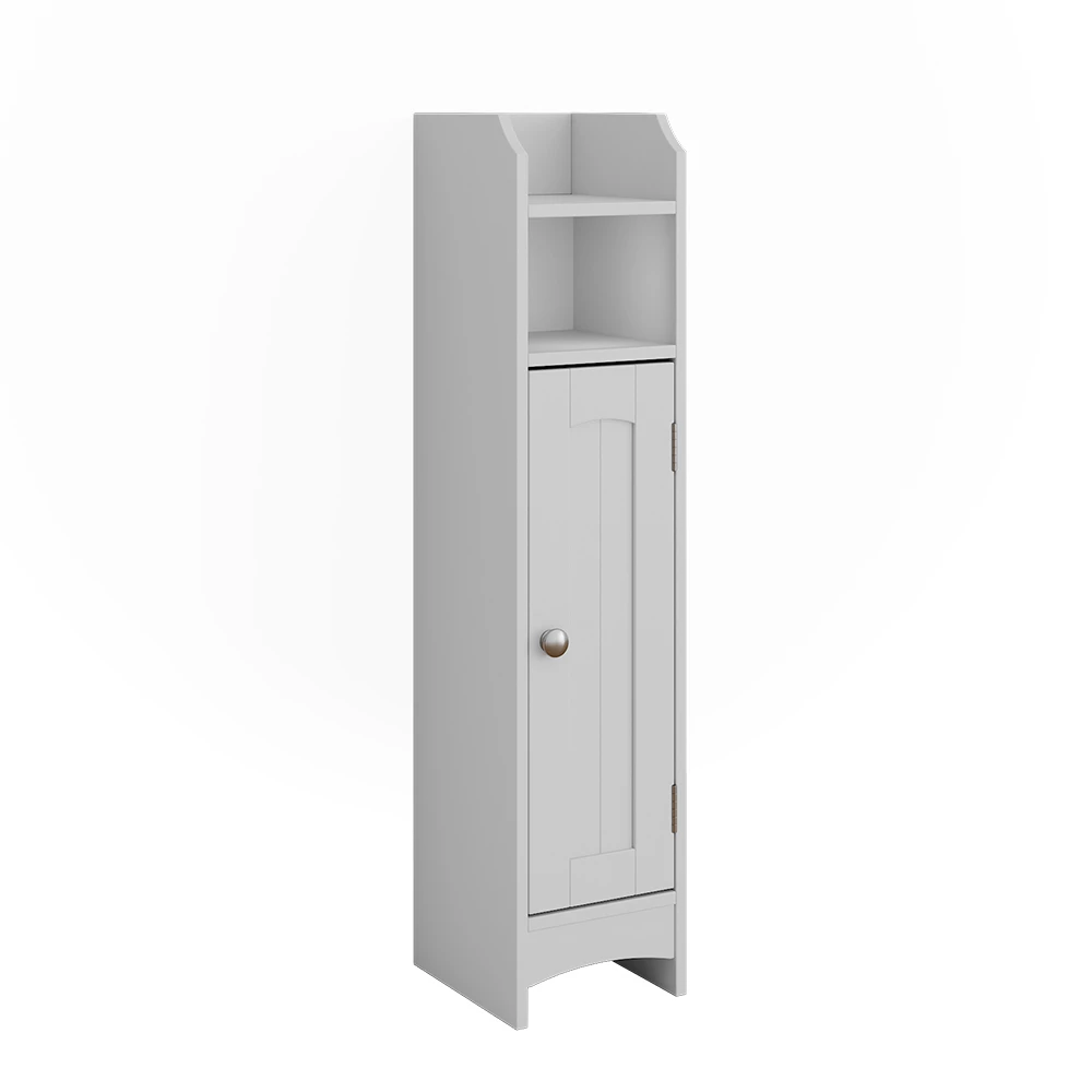 Vicco Midi omarica "Bianco", Bela, 18 x 81 cm s 5 predali