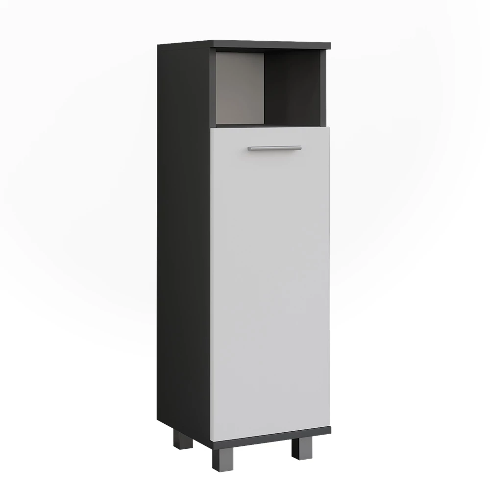 Vicco Midi omarica "Ilias", Antracit/bela, 30.2 x 95 cm z 2 vrati