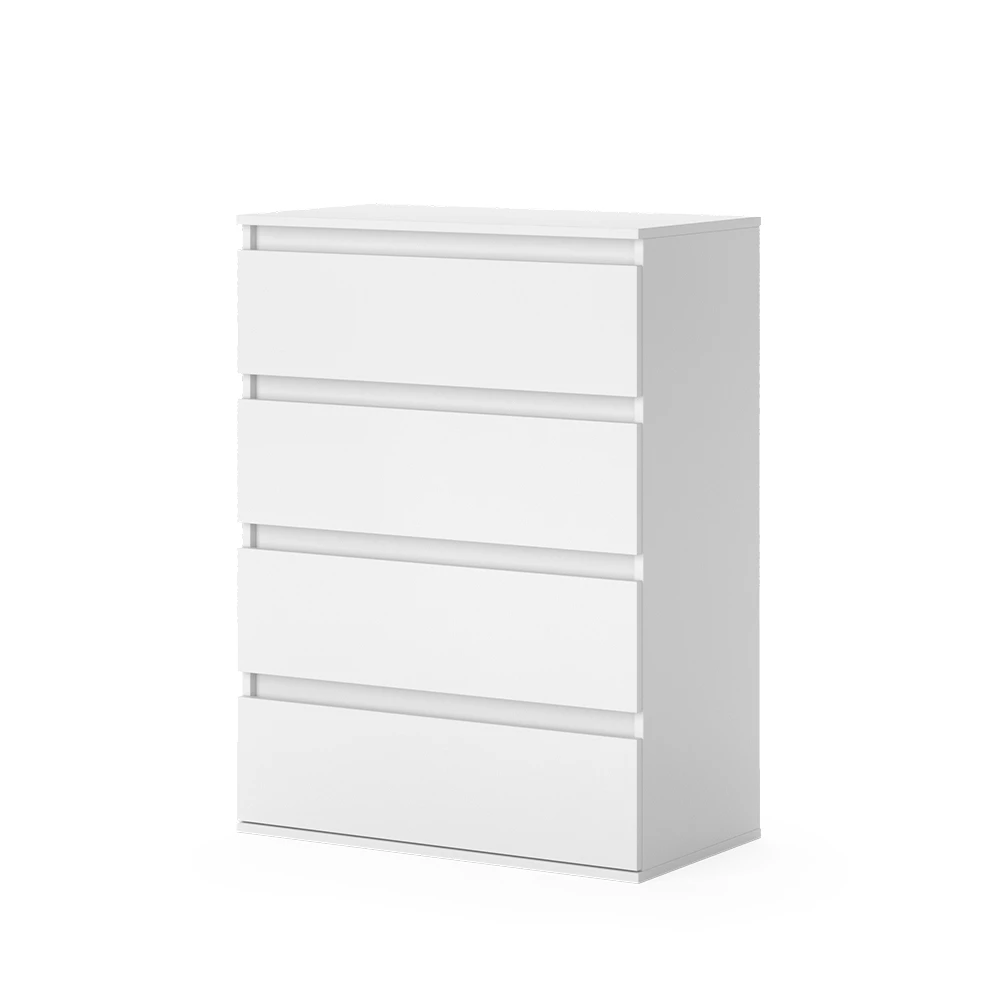 Komód Fehér színben fehér háttéren