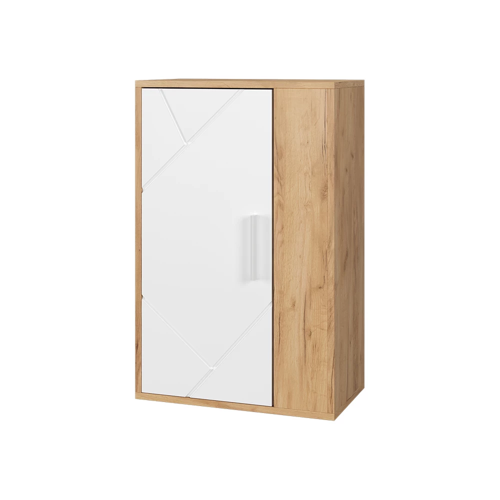 Vicco Hängeschrank Carvalho Goldkraft/branco 50.1x78.4 cm mit 2 Fächern, Berno