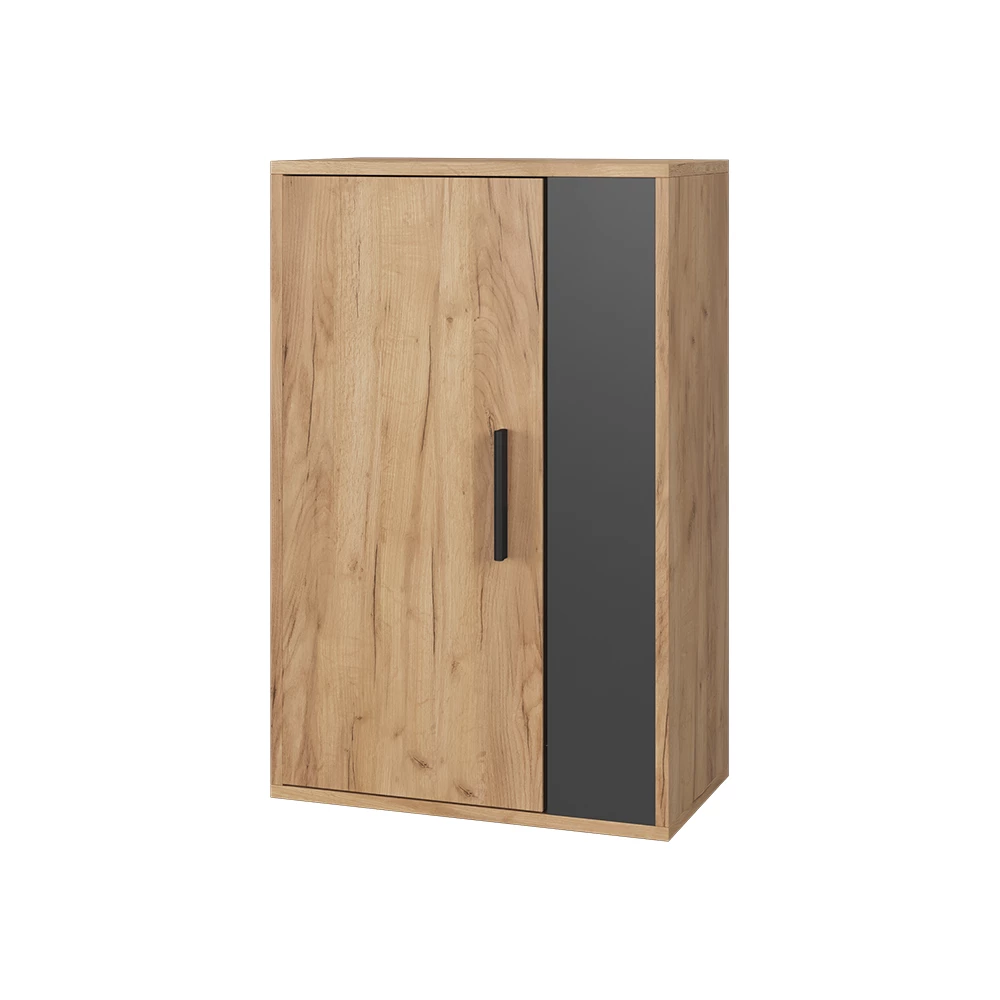 Vicco Hängeschrank Goldkraft Eiche/Anthrazit 50.1 x 78.4 cm mit 2 Fächern, Berno
