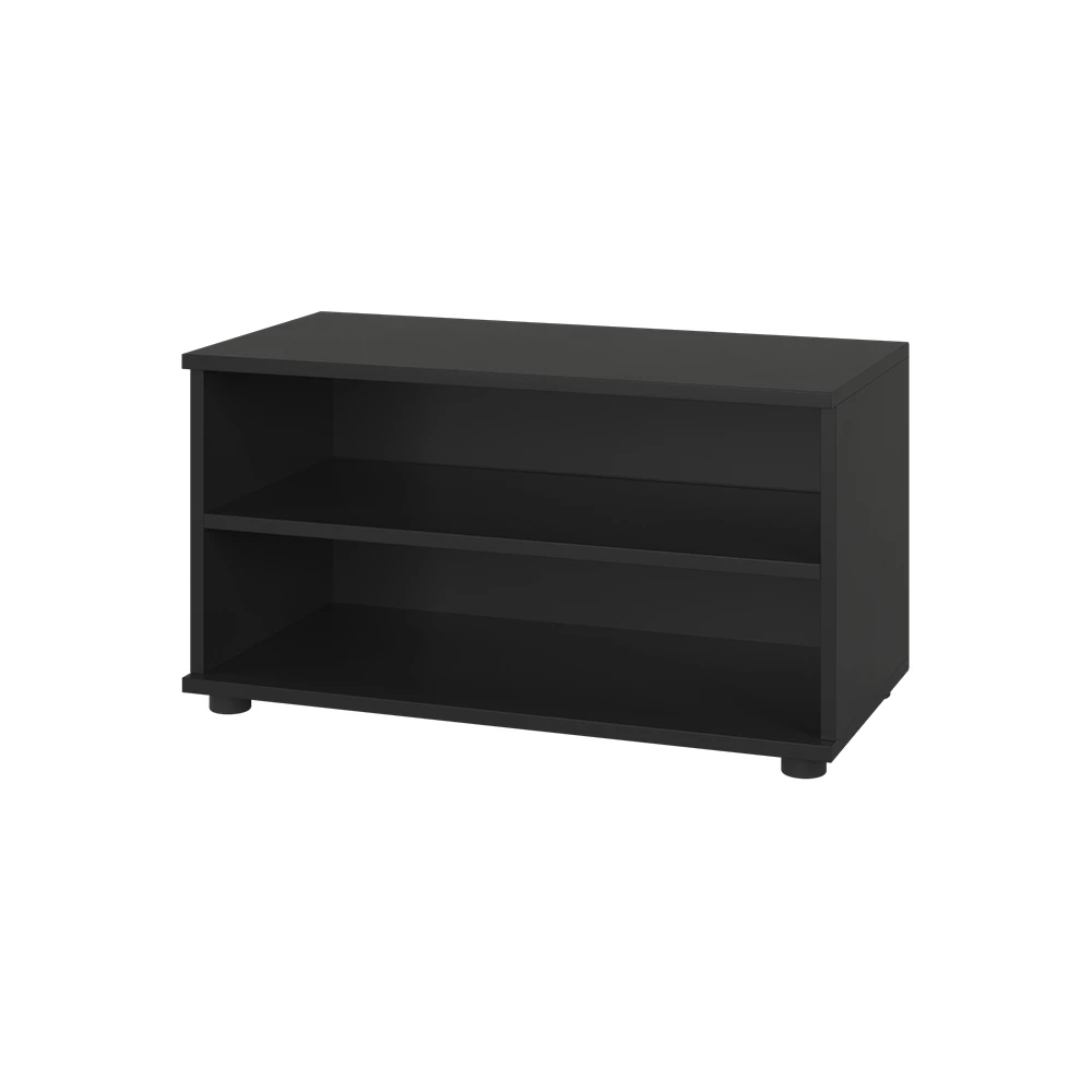 Vicco Bücherregal crno 70.8 x 38.9 cm mit 2 Fächern, Berno