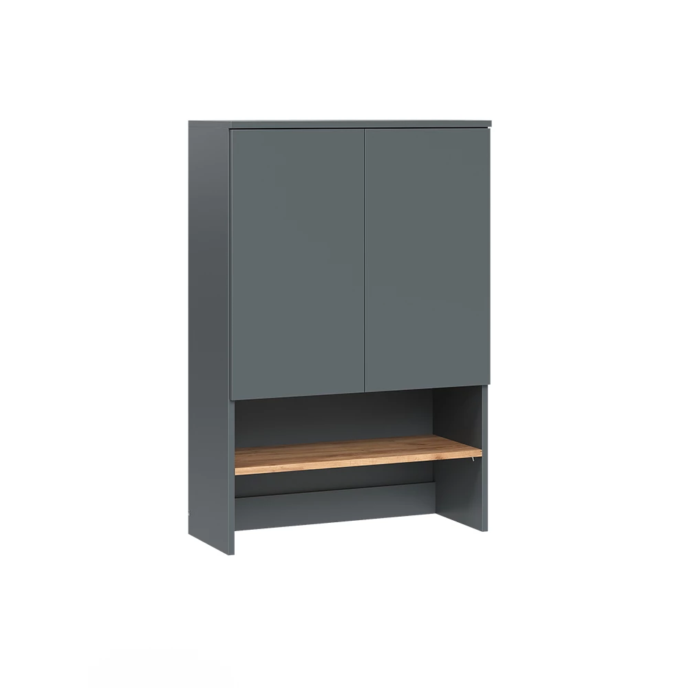 Vicco Armoire machine à laver "Viktor", Anthracite/chêne doré, 68x100.4cm