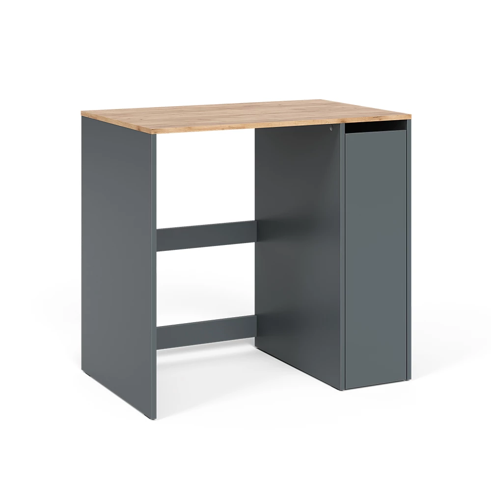 Vicco Wasmachinekast "Viktor", Antraciet/gouden eik, 93.6 x 88.2 cm Basiseenheid wasmachine