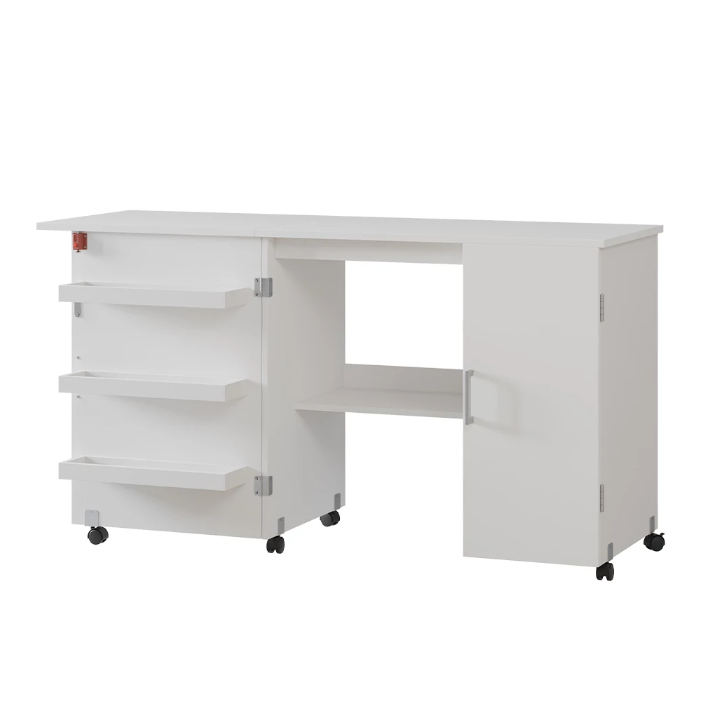 Sewing table in White on white background