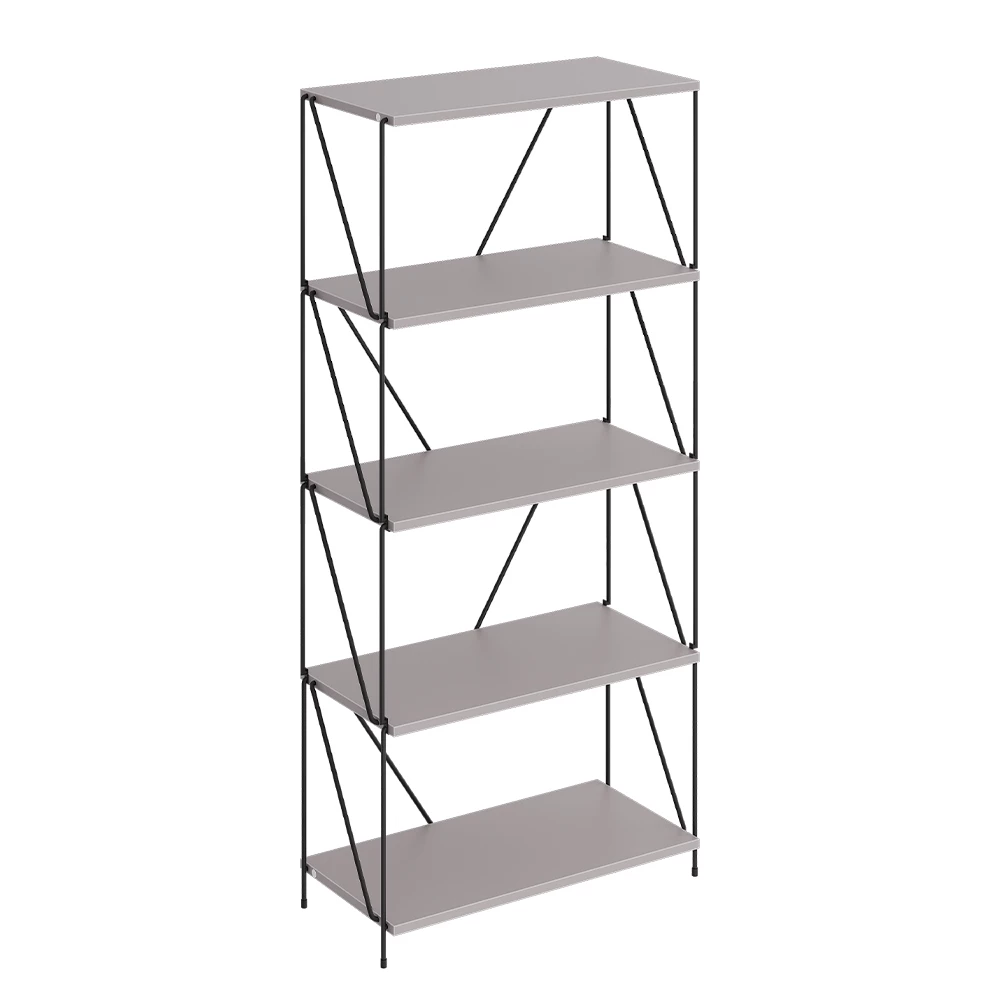 Kirjahylly in Vihreä/musta on white background