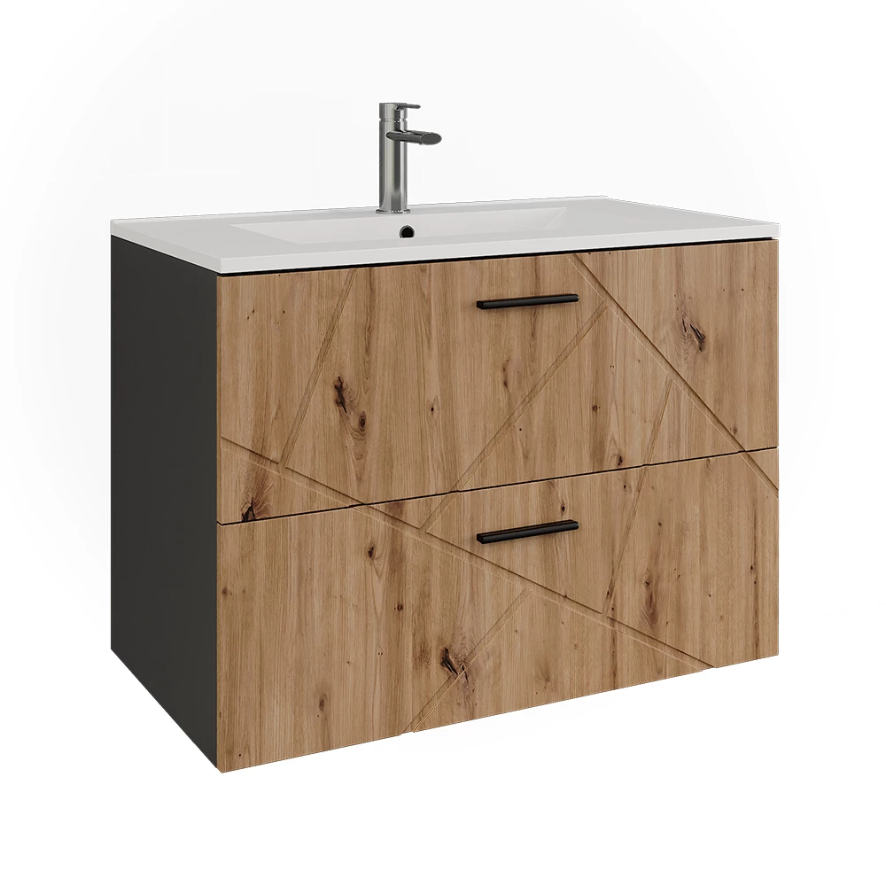 Vicco Komplet kopalniškega pohištva Antracit/Artisan 2 dela, Irma