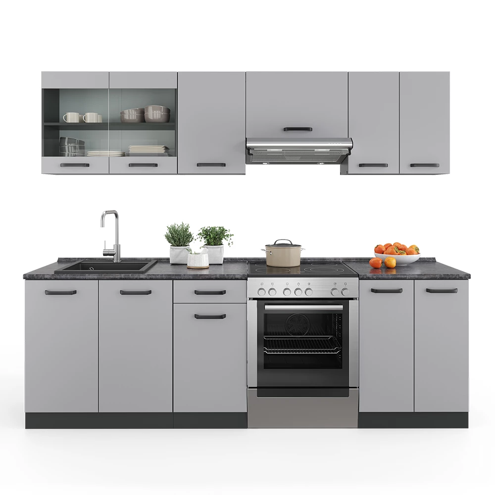 Keukenblok in Kasjmier on white background with decorative elements