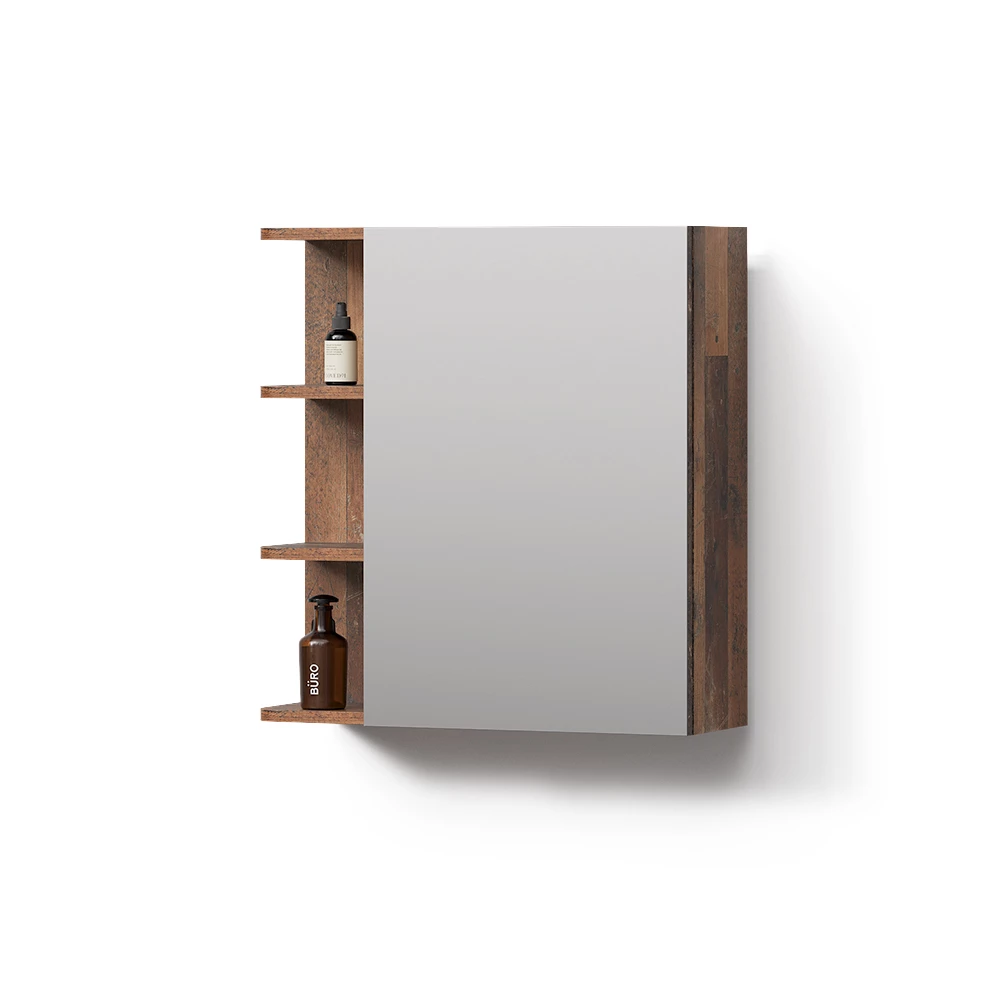 Spiegelschrank in Oldstyle auf weißem Hintergrund