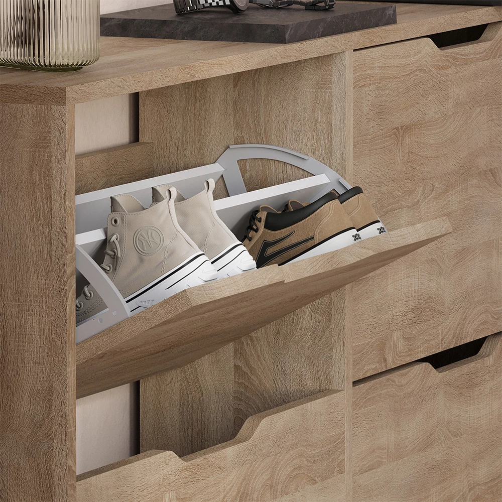 Nærbillede af Skotipper i farven Sonoma, der viser struktur/detaljer