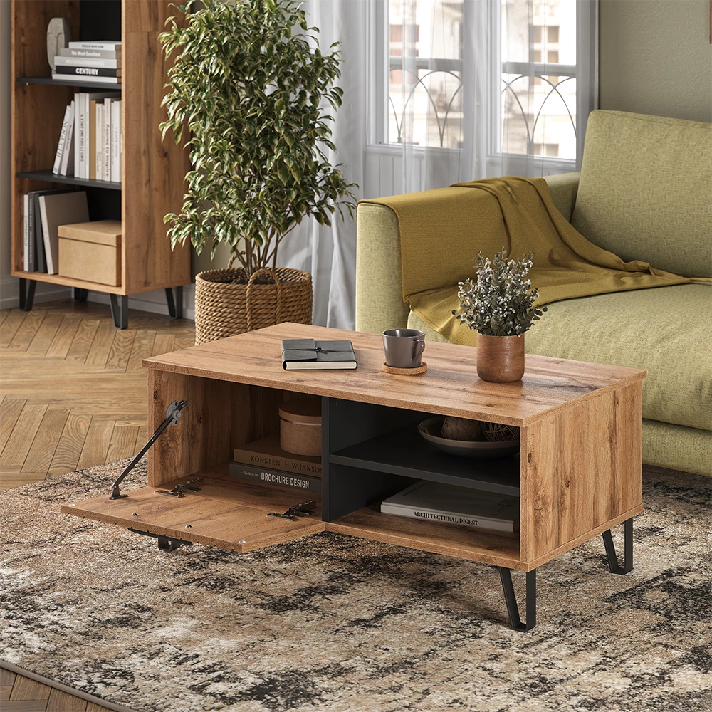 Antraciet - 42 cm hoge - Salontafel kopen? | Korting tot 7