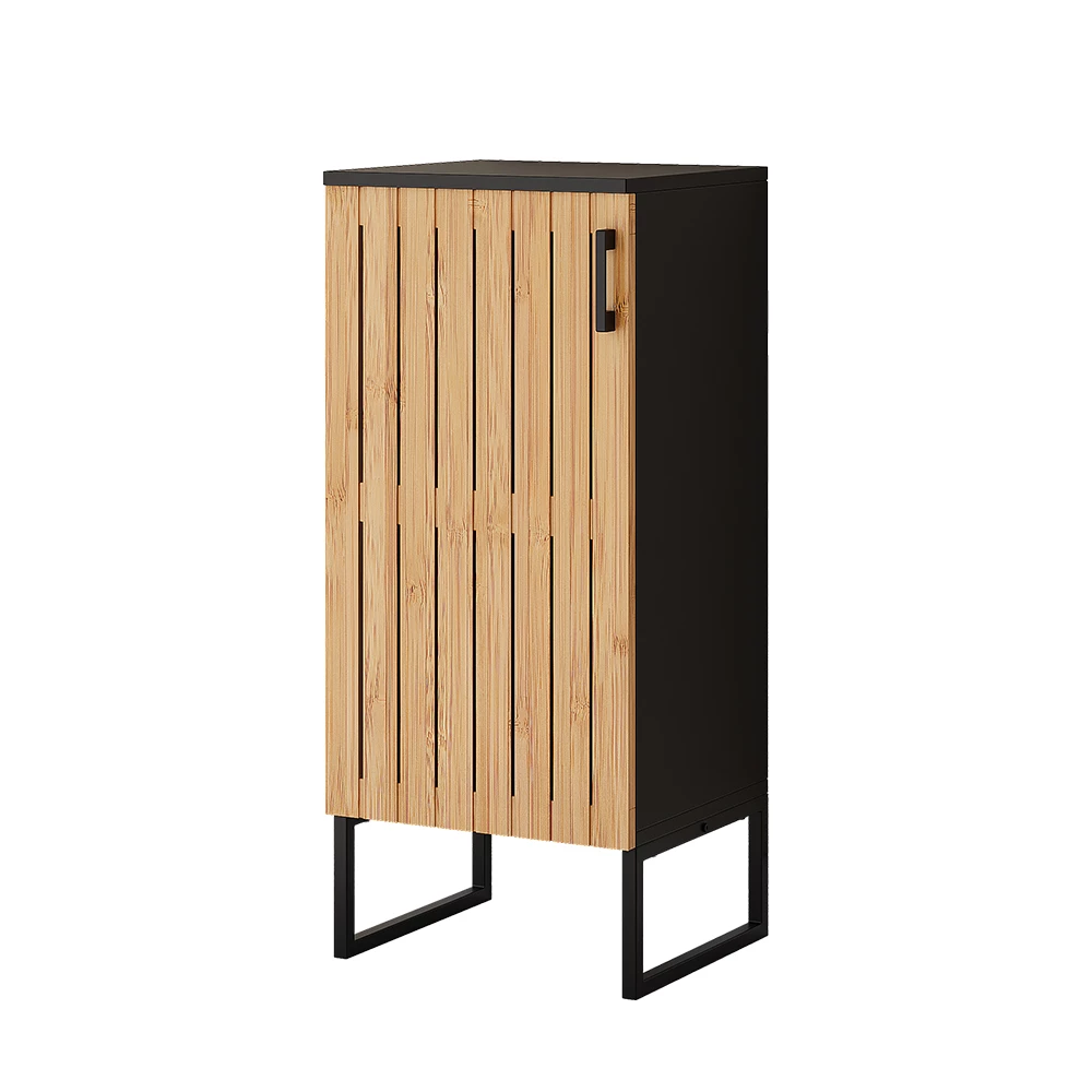 Armoire Midischrank en Bambou sur fond blanc