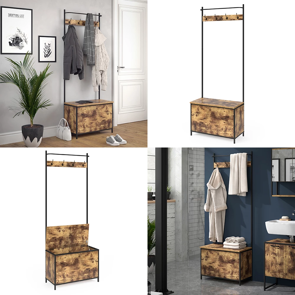 Vicco Kledingkast Eiken rustiek 65 x 175 cm, Fyrk