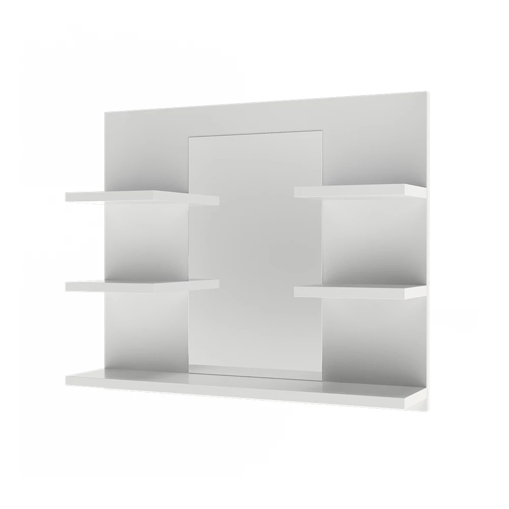 Badspiegelschrank in Weiß auf weißem Hintergrund