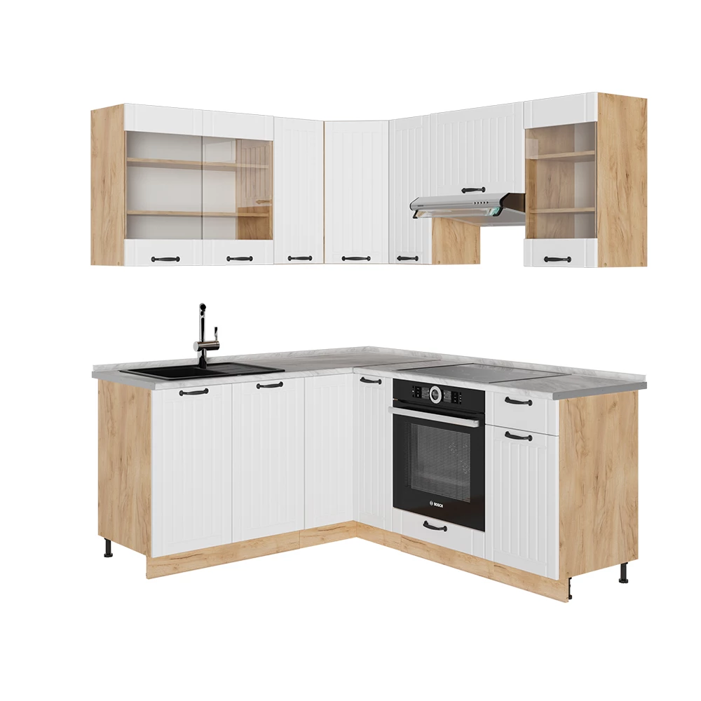 Vicco Meuble cuisine Fame-Line, Anthracite Haute brillance, 80cm , PT