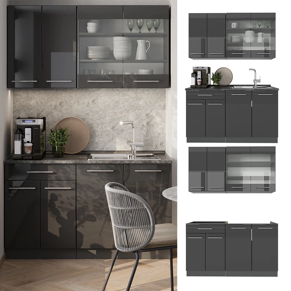 Revue : Cuisine Vicco Fame-Line 300 Cm Anthracite