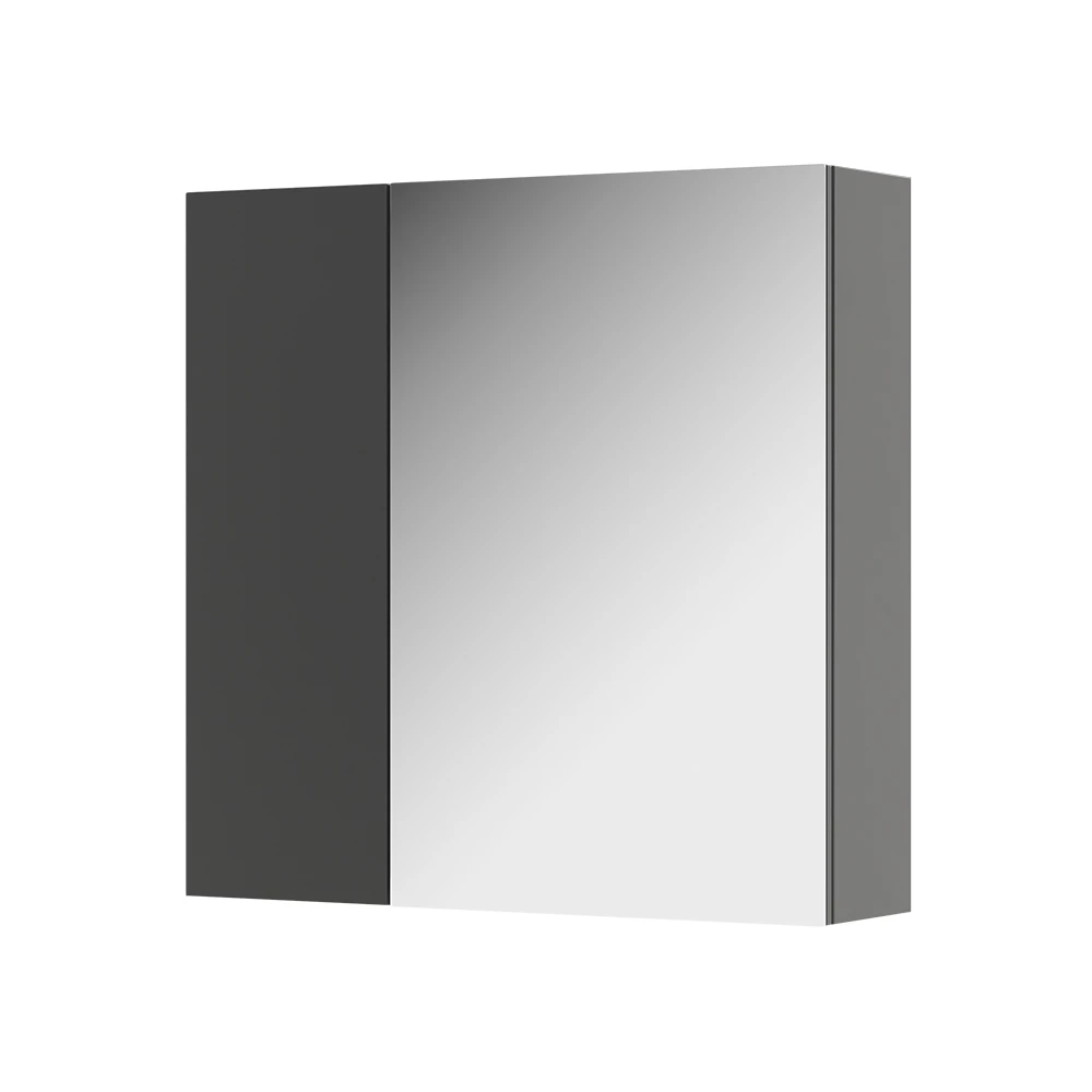 Armoire de toilette en Anthracite sur fond blanc