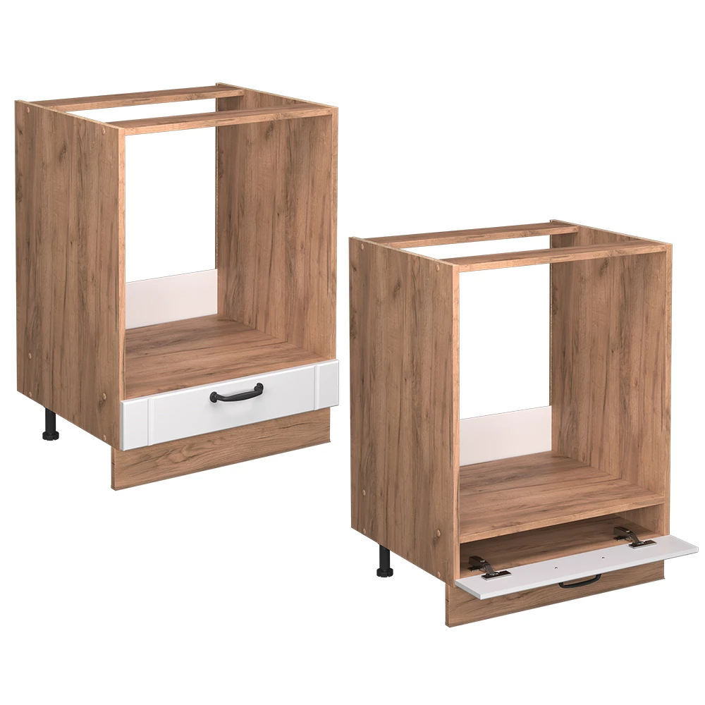 Meuble pour four Fame-Line Blanc campagne 60cm sans PT Vicco