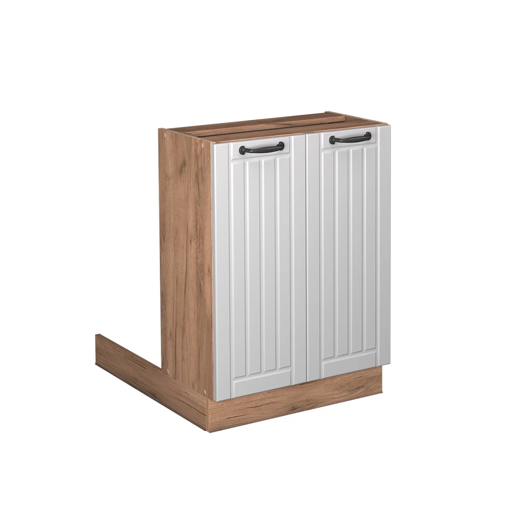 Keittiösaari in Valkoinen maalaistalo on white background