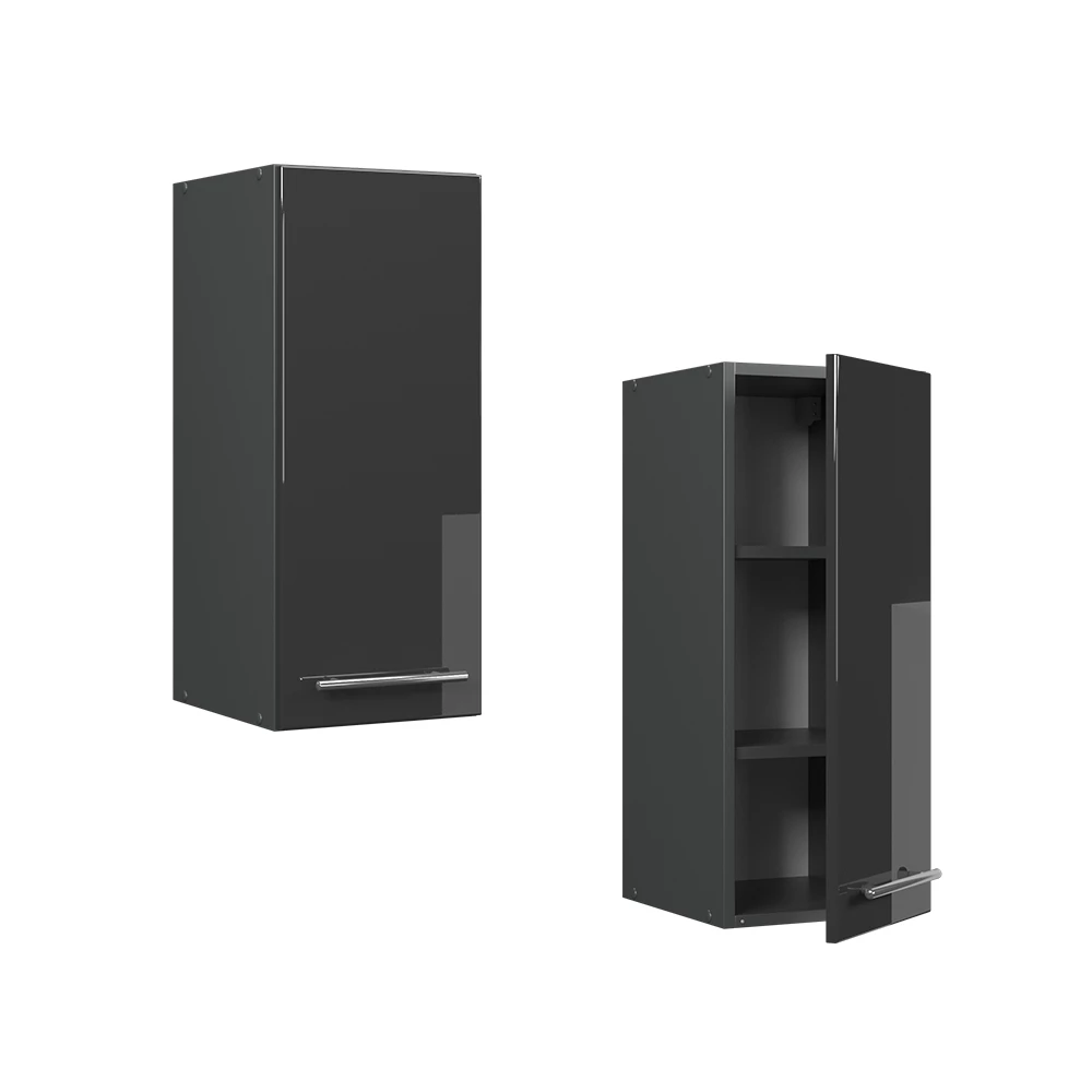 Hangkast Fame-Line Antraciet Hoogglans 30 cm Vicco
